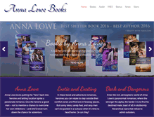 Tablet Screenshot of annalowebooks.com